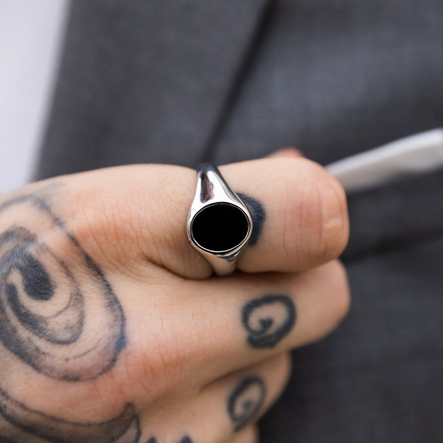 Mens Ring - Silver Signet Ring - Red Agate Ring, Silver Ring Men, Gemstone Rings - Mens Silver Ring - For Him Gift - Man Pinky Rings Jewelry