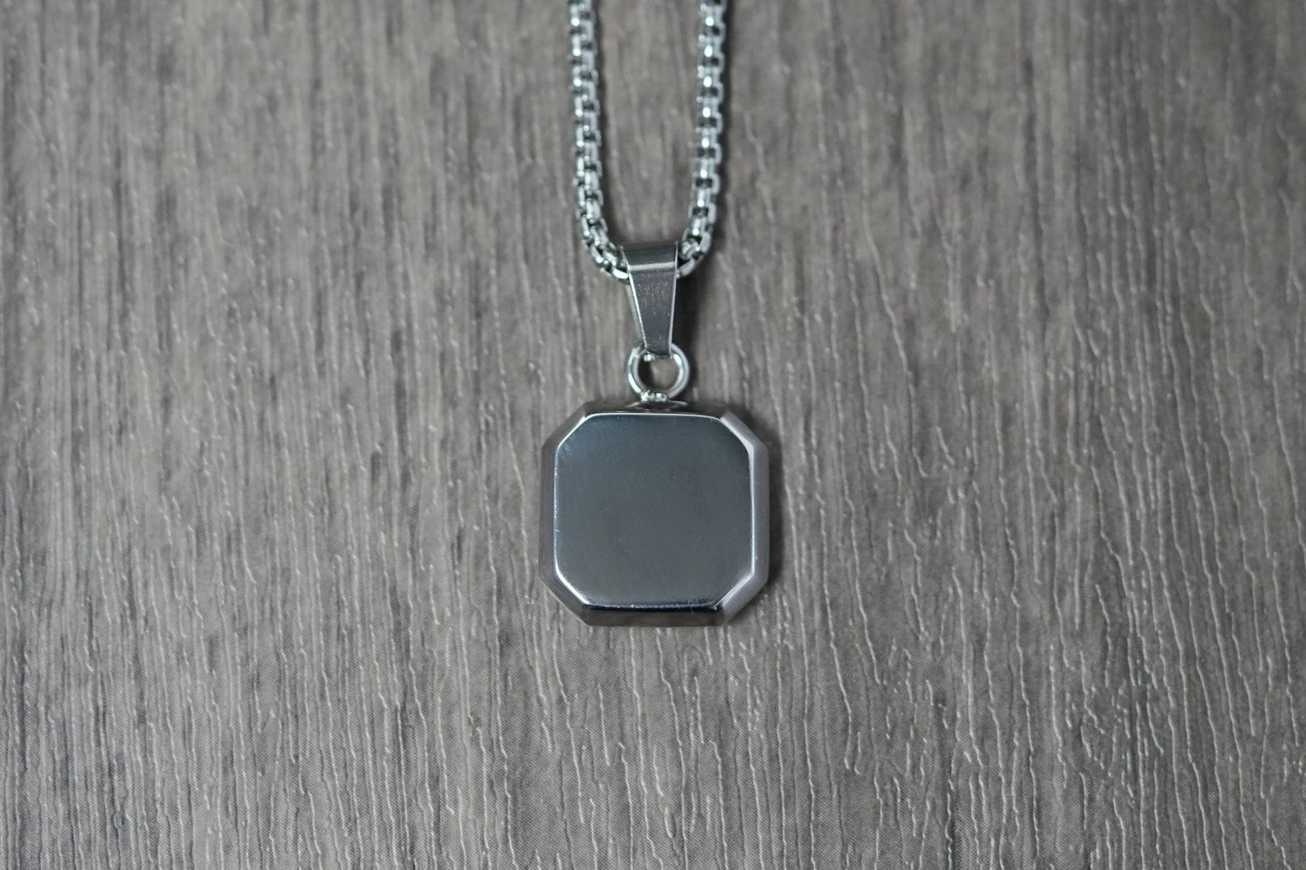 Silver Onyx Necklace Chain Pendants, Mens Necklace Pendants