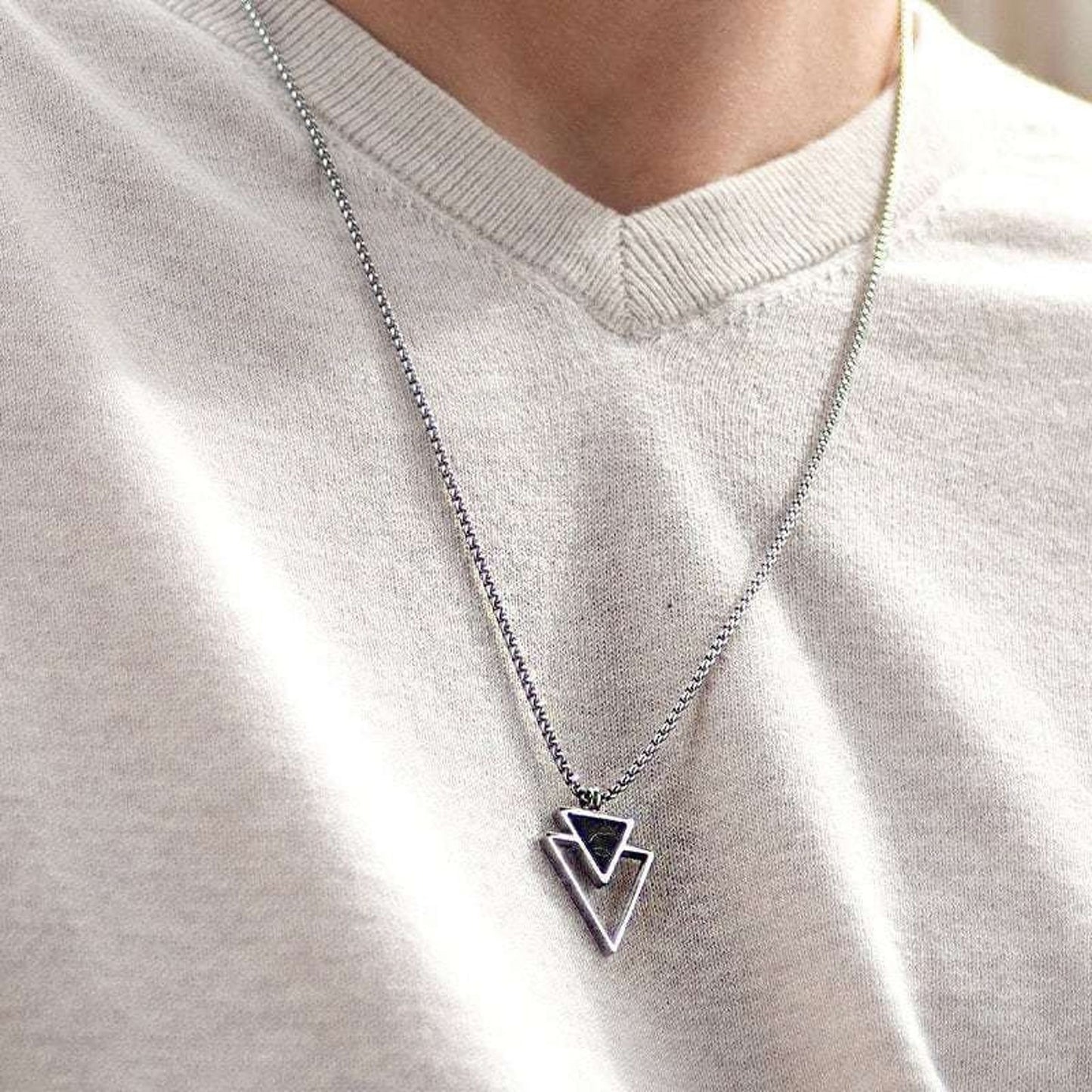 Men's Necklace, Stainless Steel Necklace For Men