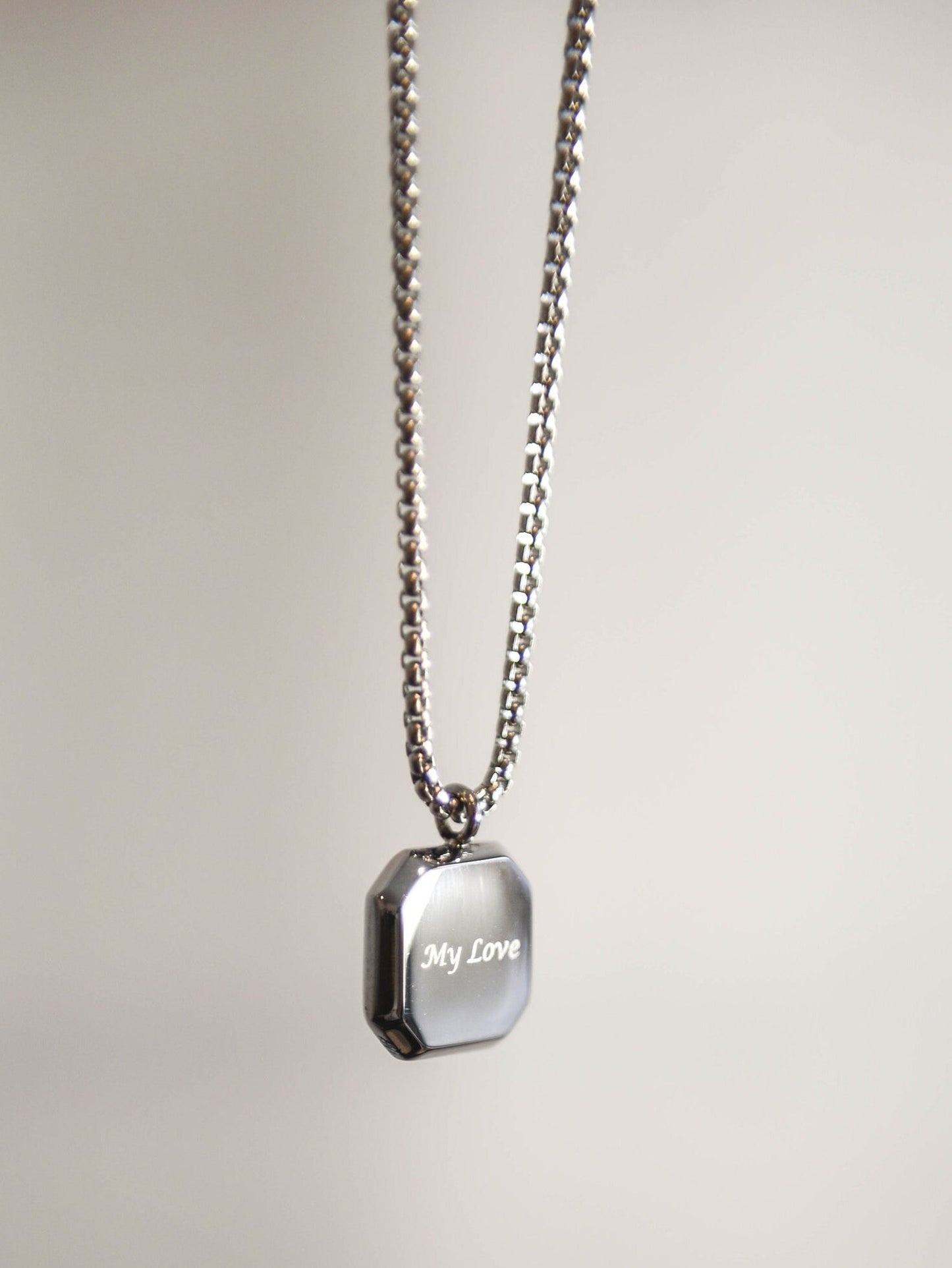 Black Onyx Necklace for Men